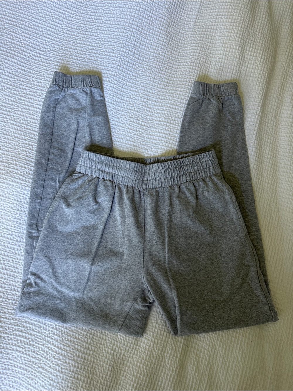 Glassons Heather Gray Track Joggers with Elastic Waist